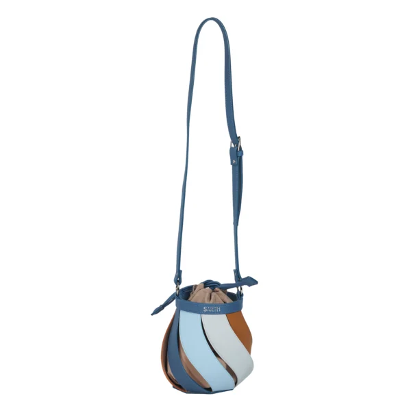 FLORA  AZUL,  BLANCO Y NARANJA - Image 3